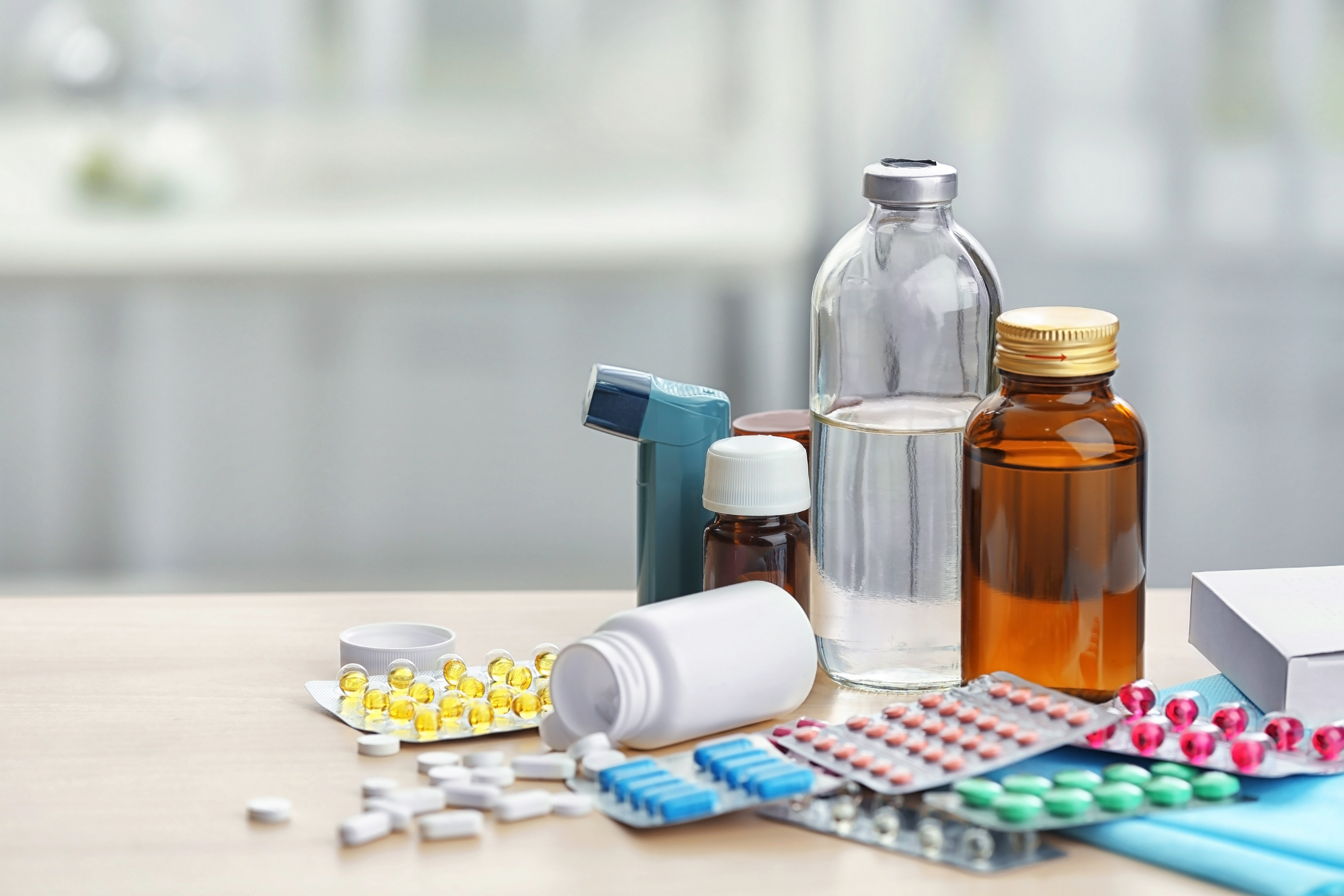 Pharmaceutical products ready for delivery